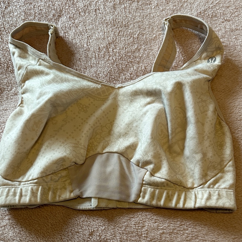 lululemon athletica Light Beige Sports Bra